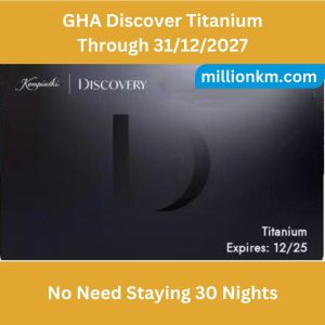 GHA Discovery Titanium Status Fast Track – Elite Status in 1-2 Days | Valid Until 31/12/2027