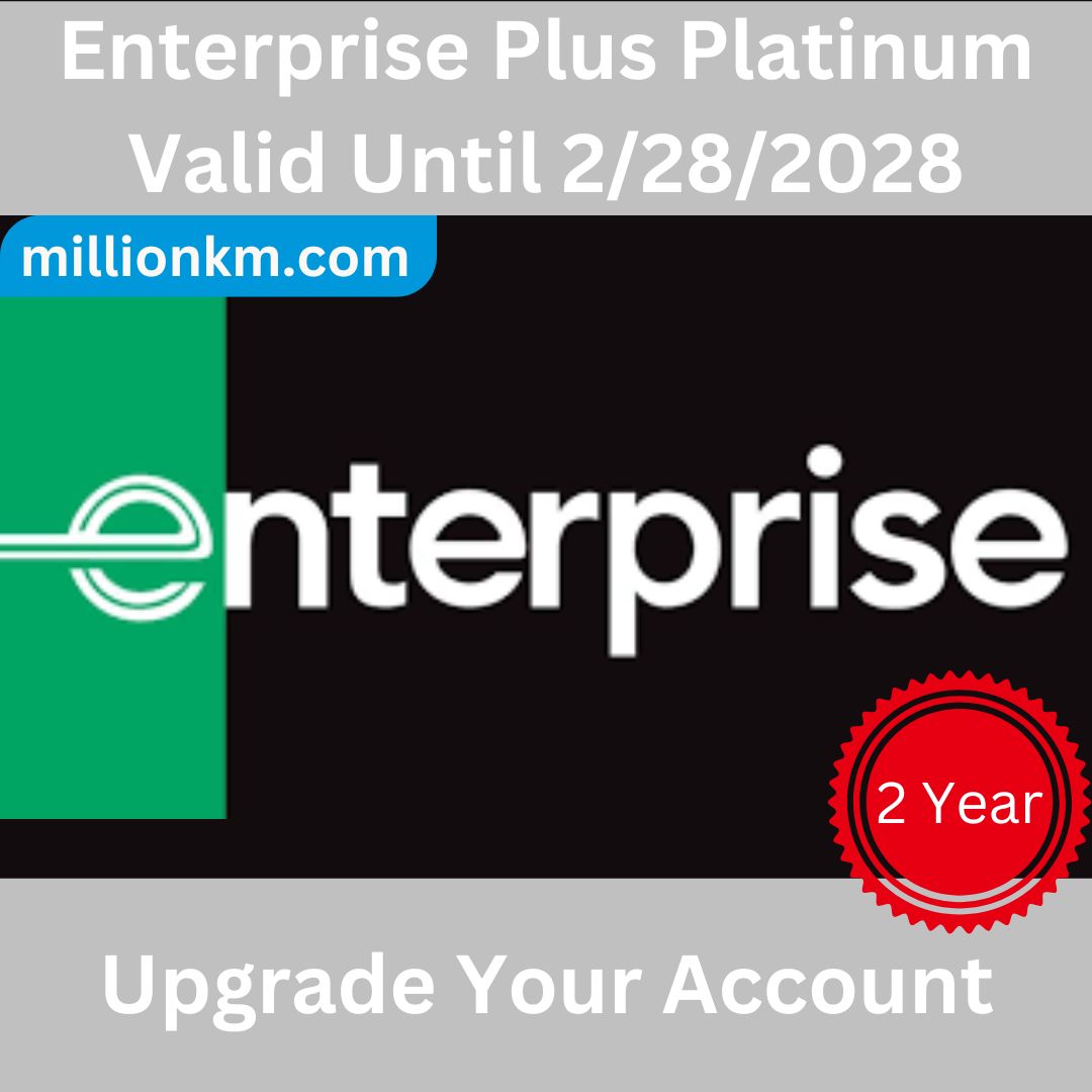 Enterprise Plus Platinum Status Upgrade – Valid Until 29/02/2028