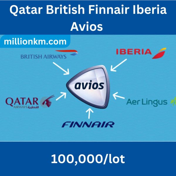 Buy 100,000 Avios Miles for Sale | Instant Transfer for British Airways & Qatar Airways Flights