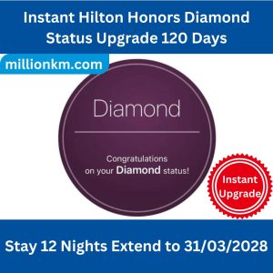 Hilton Diamond Fast Track Challenge – Instant Diamond in 1–2 Days, Stay 12 Nights Extend to Mar 2028