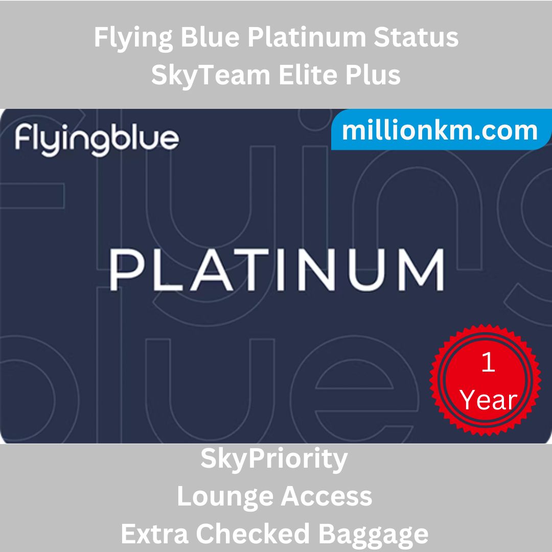 Buy Flying Blue Platinum Status Upgrade | SkyTeam Elite Plus | 1-Year Premium Access