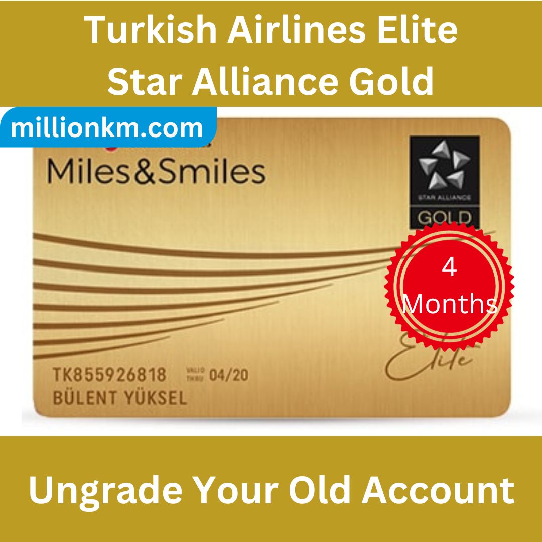 Compra Estado Elite de Turkish Airlines – Acceso Star Alliance Gold por 4+8 Meses