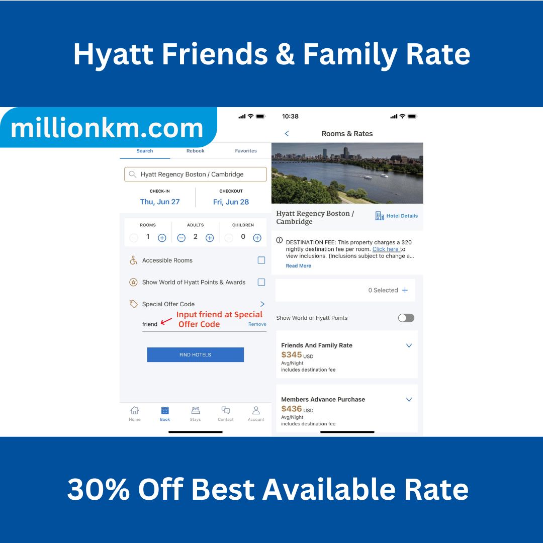 Compra la Tarifa Hyatt Friends & Family 2026: Acceso a Descuento de 6 Meses