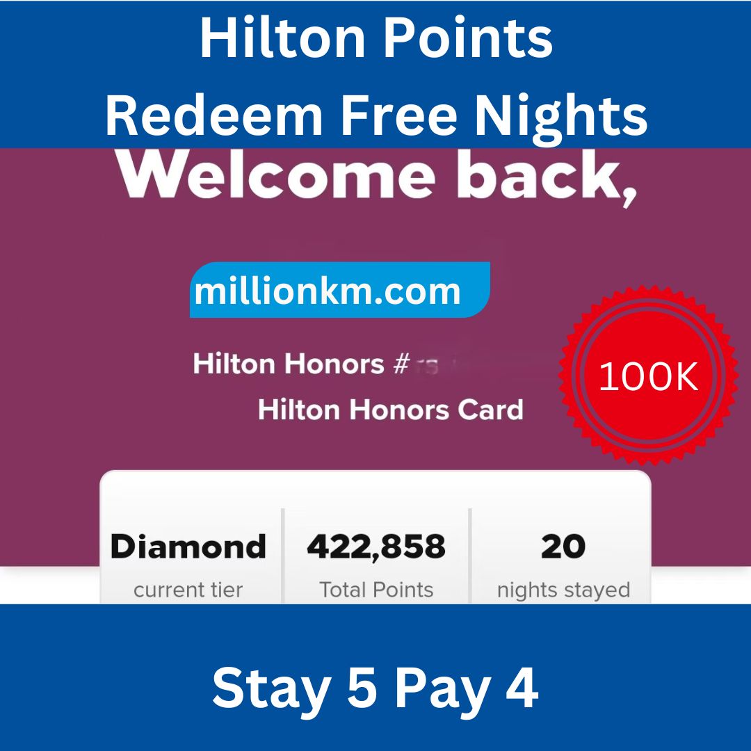 Compra 100K Puntos Hilton Honors 2026: Canjea por Beneficios Elite o Noches Gratis