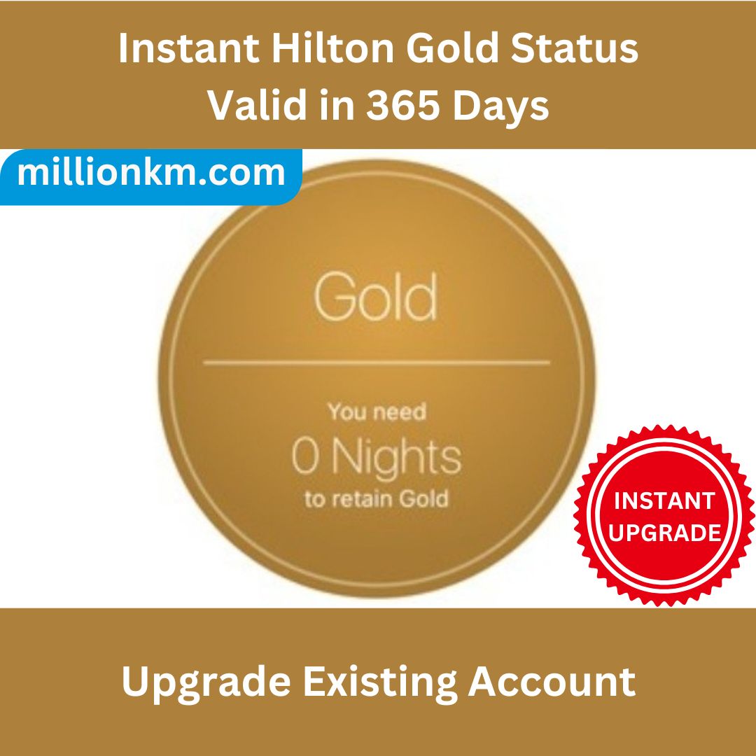 Hilton Gold Actualización Instantánea 2026: 365 Días de Élite (Código de Invitación)