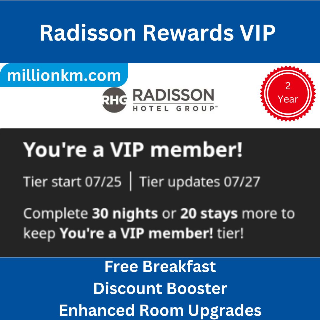 Compra Estado VIP Radisson 2026: Acceso de 2 Años (Cuenta Nueva o Existente)