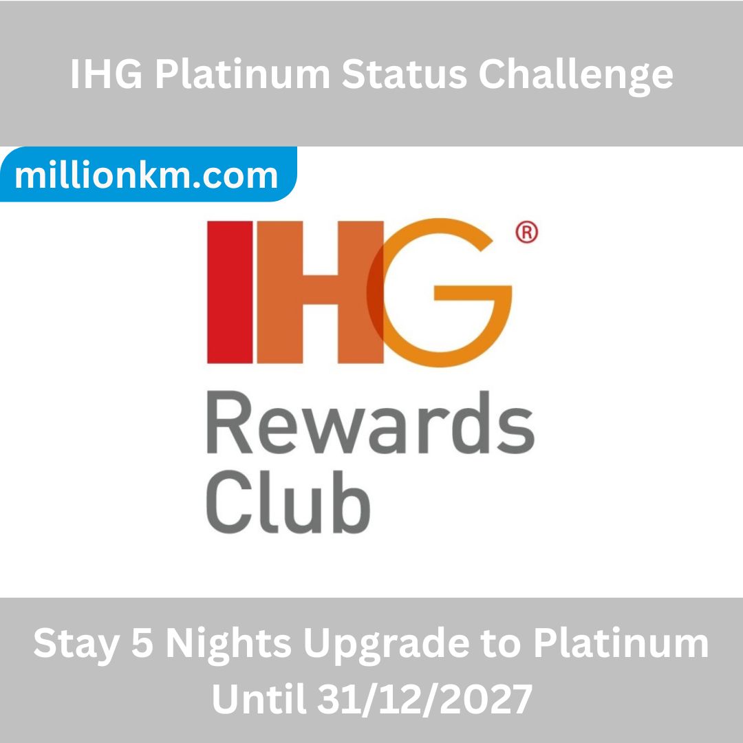 IHG Platinum Challenge 2026: Registro con 5 Noches a Platinum (Válido 2027)