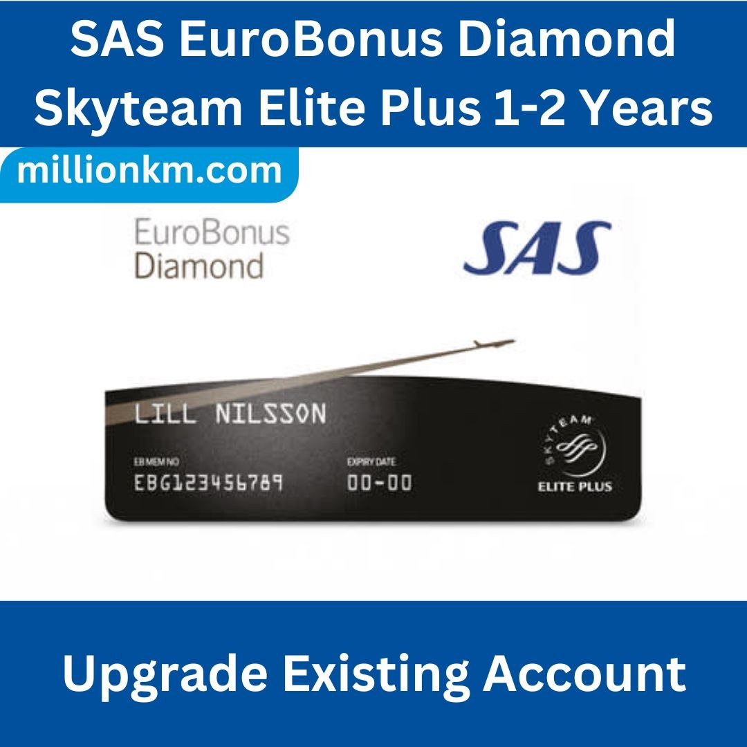 SAS Eurobonus Diamond Status + SkyTeam Elite Plus | 1-2 Years Elite Travel