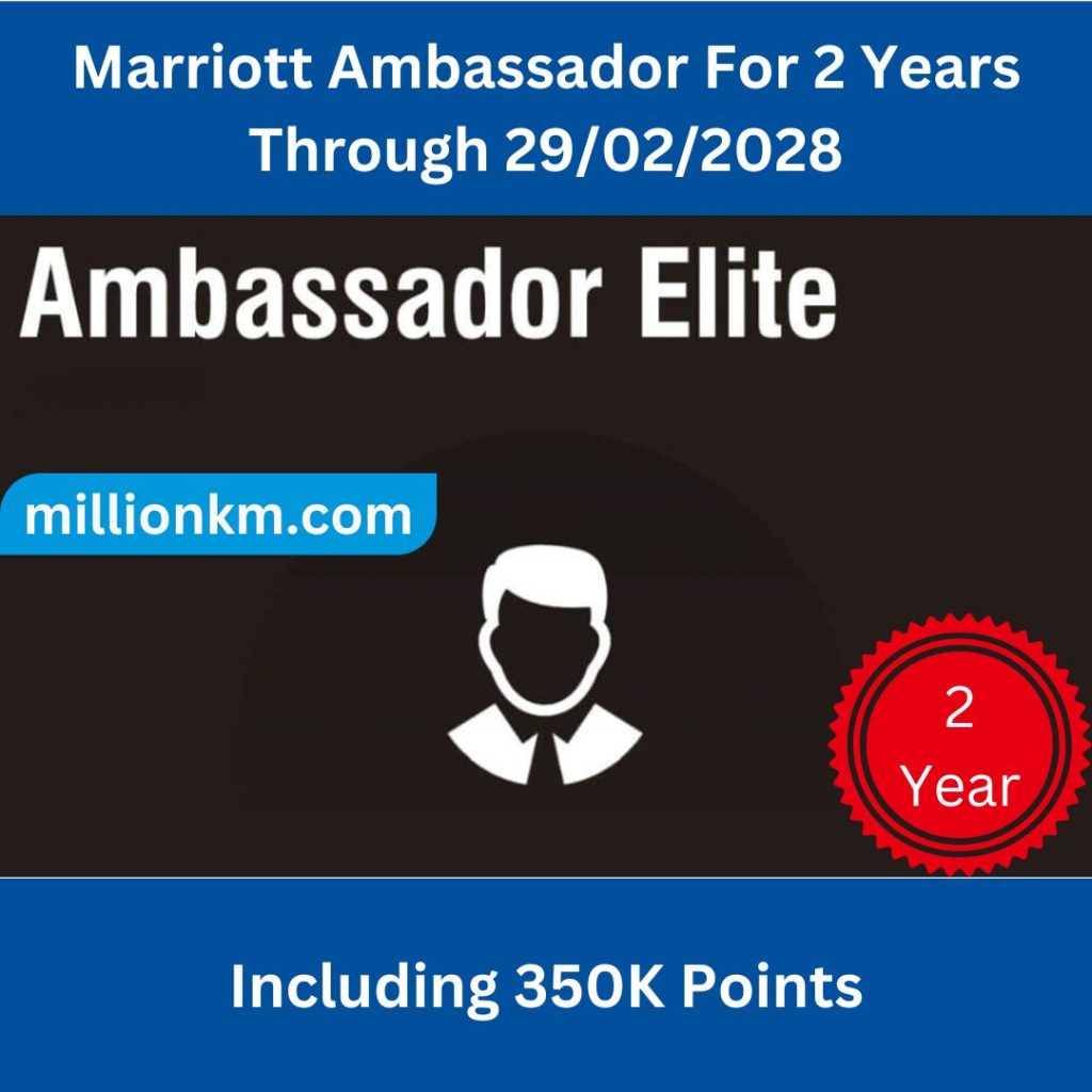 Marriott Ambassador Elite Status Upgrade Valid Until 29 02 2028 marriott-ambassador-elite-status-upgrade-valid-until-29-02-2028